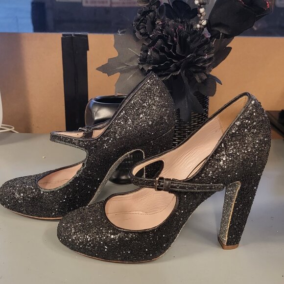 MIU MIU GLITTER PUMPS - Picture 5 of 8